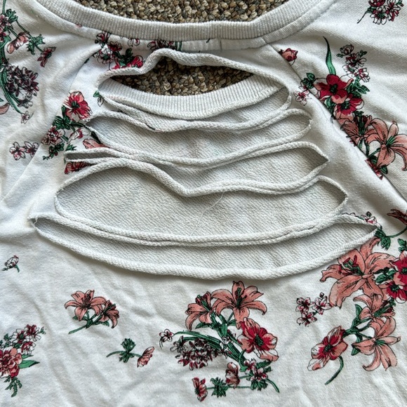 Warehouse one floral sweater - Picture 3 of 6